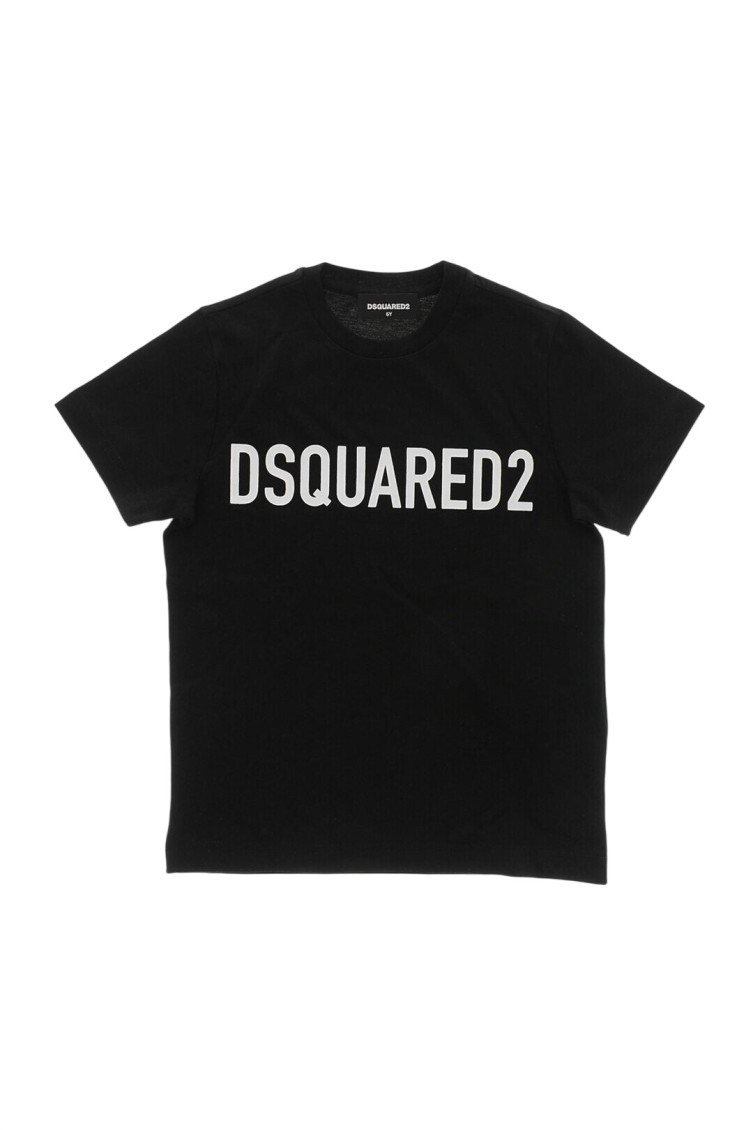 Boys Black Regular T-Shirt