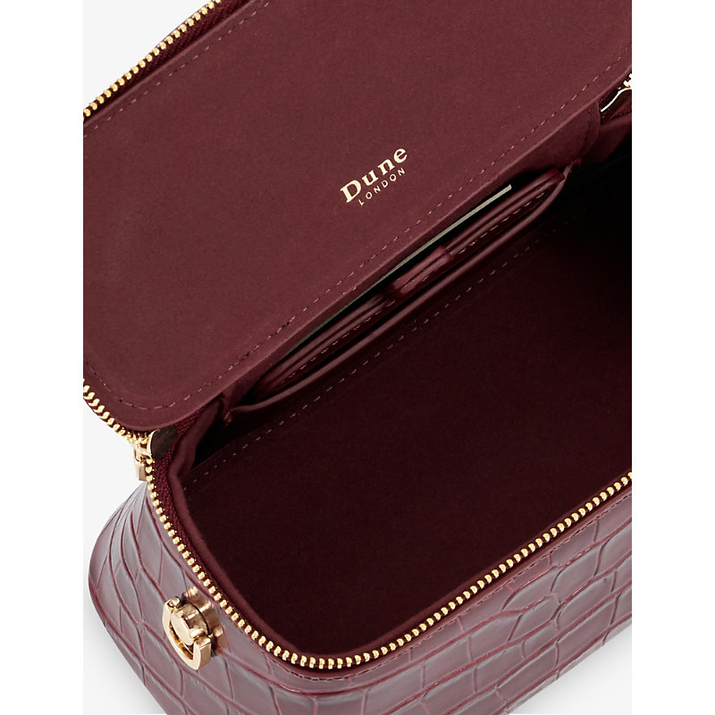 Womens Successful Mini Leather Top-Handle Bag