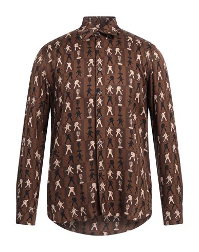 Man Shirt Brown