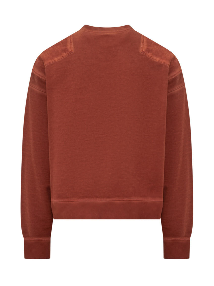 Red Crew Neck Sweatshirt