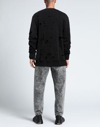 Man Sweatshirt Charcoal Size S Cotton