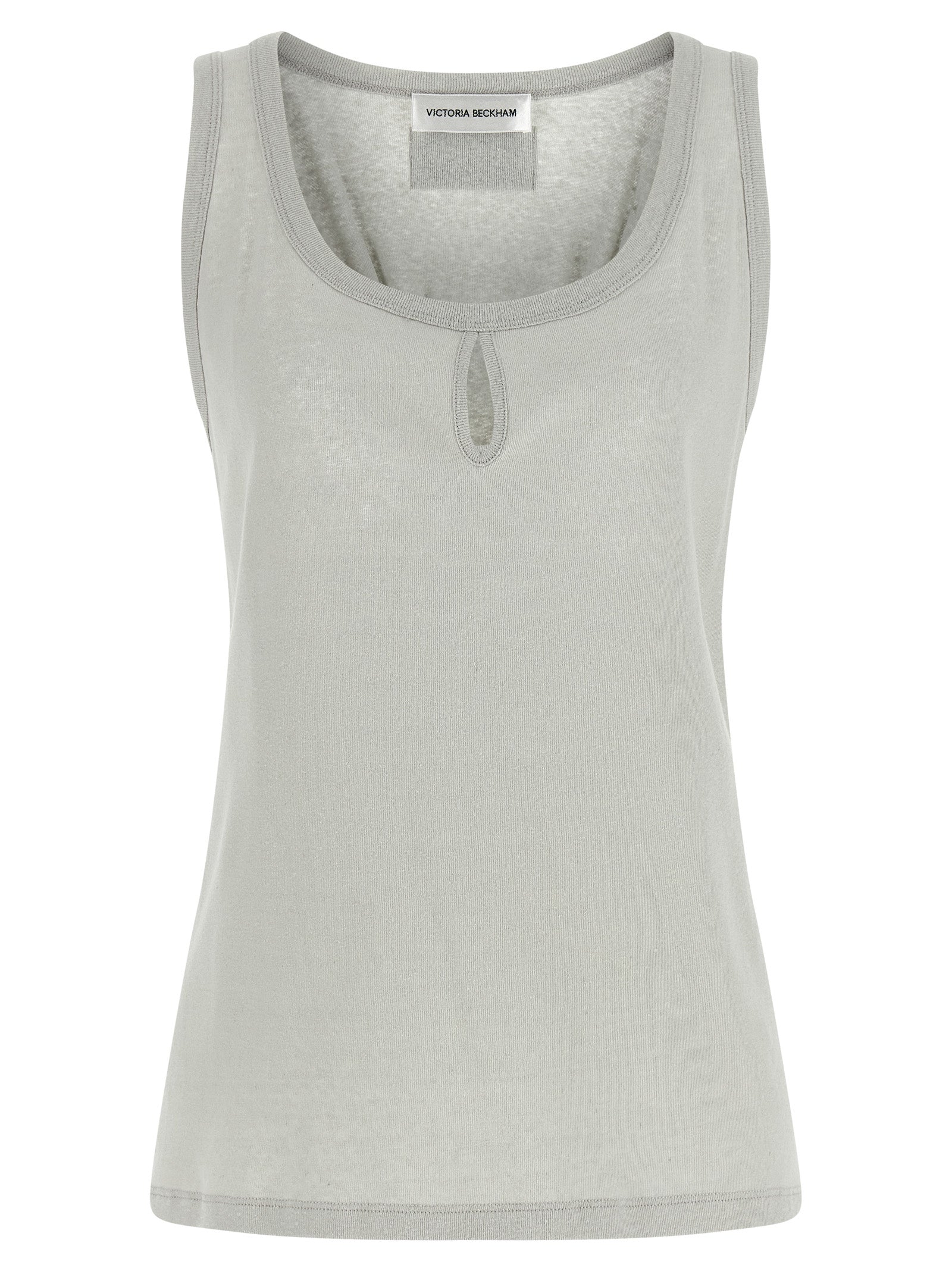 Split Tank Top — Gray