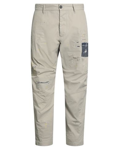 Man Pants Beige Size 34 Cotton