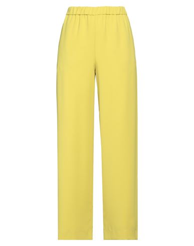 Woman Pants Lime green Size 4 Polyester
