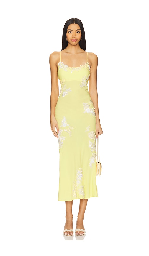 Tyler McGillivary Eloise Dress in Yellow.  XL/1X. Also in M