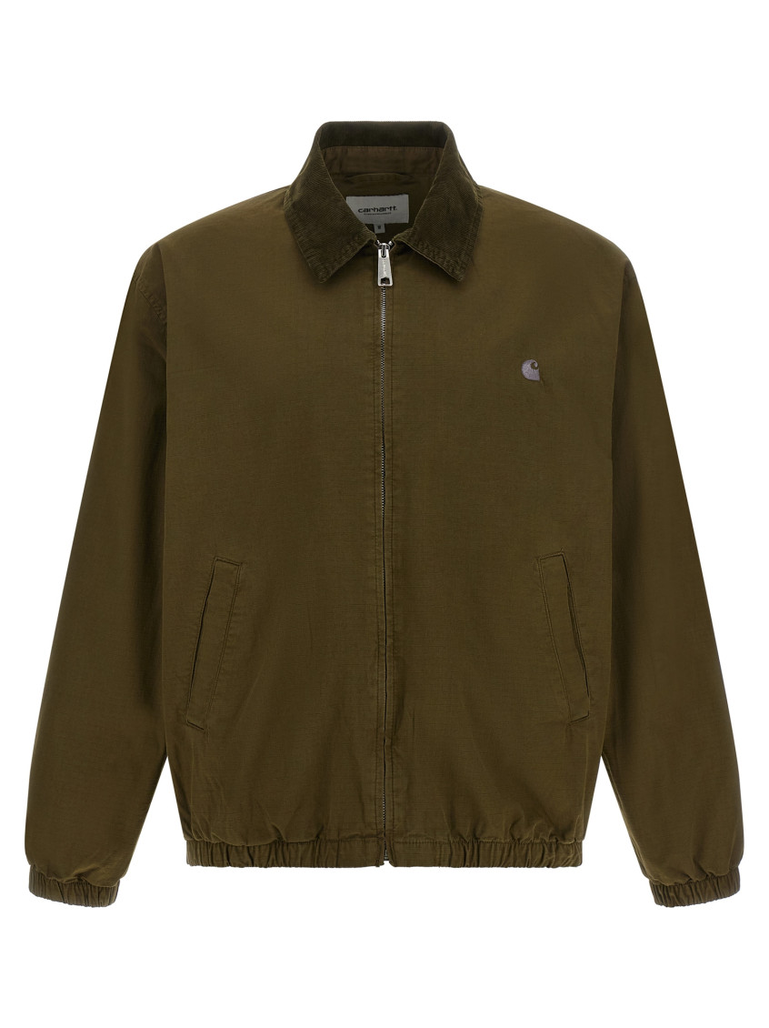 Green Shirt Collar Jacket