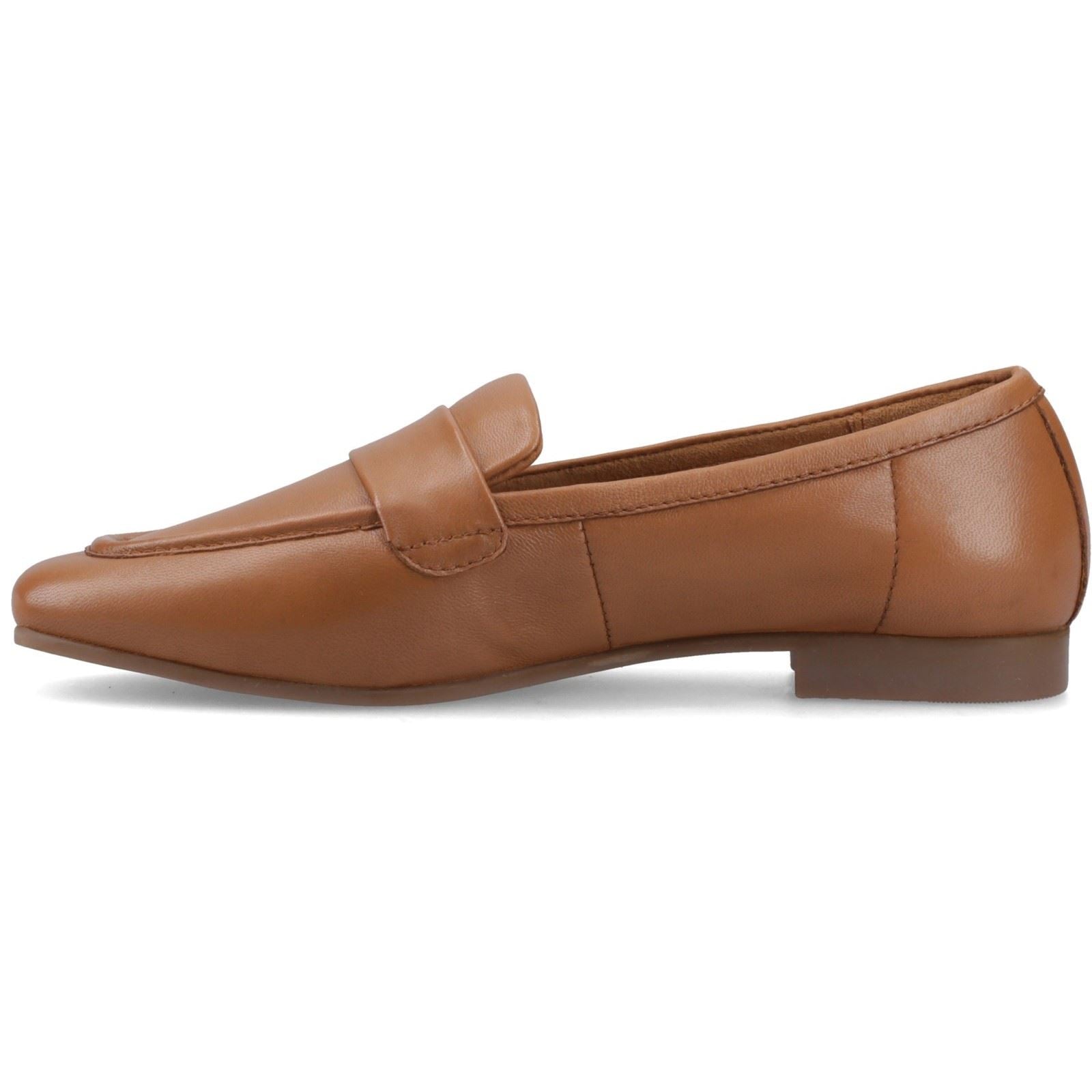 Hush Puppies Sutton Leather Women's Tan Loafer