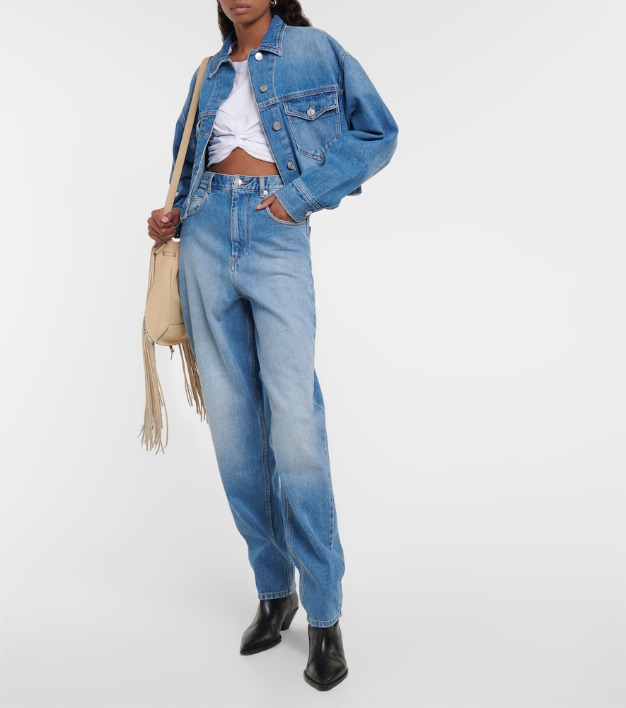 Zineaegz cotton jersey crop top