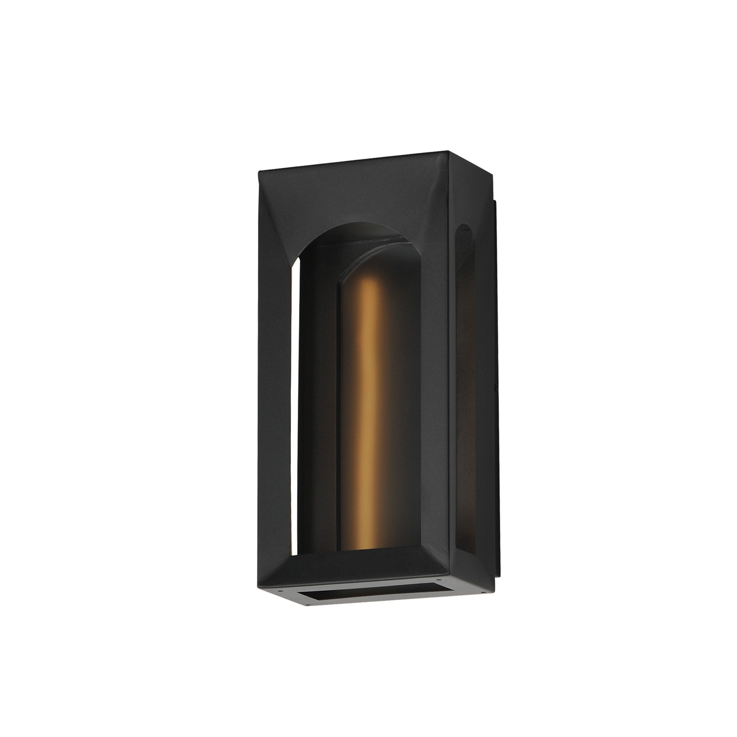Black LED Outdoor Wall Sconce from the Brasilia Collection