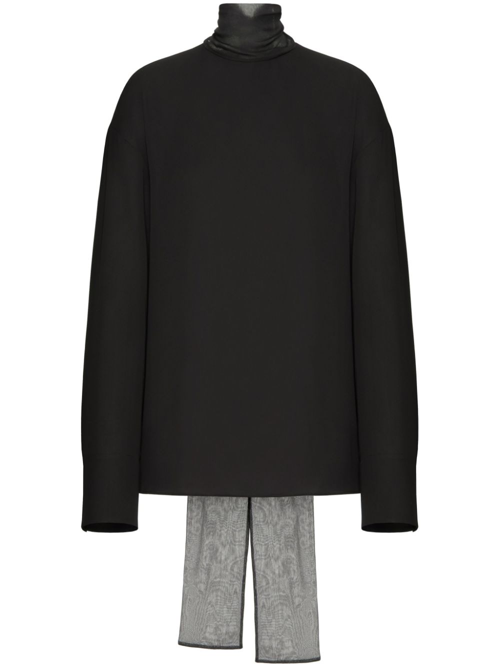 Bow-detail blouse - Black
