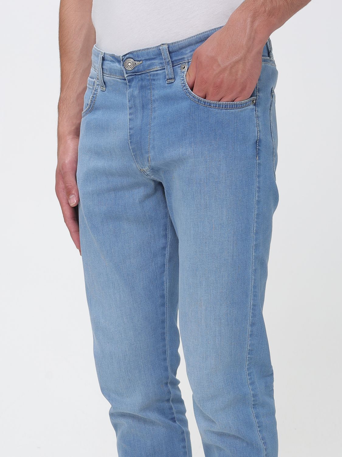 Jeans Men color Sky