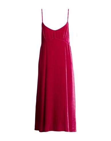 Pièce. Woman Midi dress Magenta Size 8 Viscose, Silk