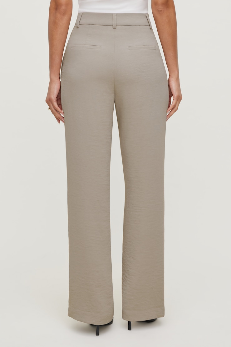 Alex Airflow Wide Leg Pants - Beige - Women Clothing