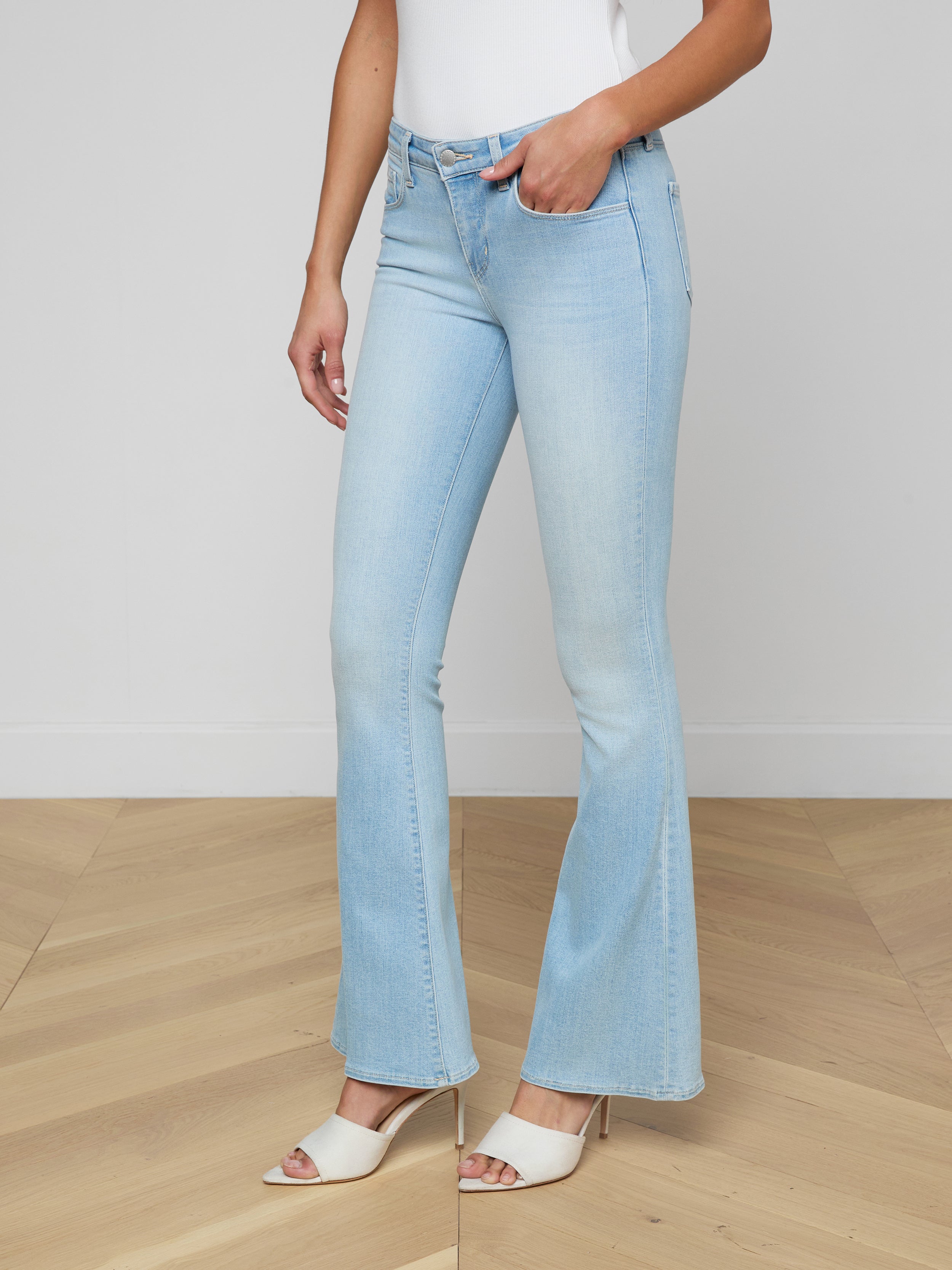 Taney Low-Rise Flare Jean In Normandie
