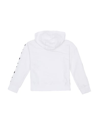Kid Girl Sweatshirt White Size 9 Cotton, Polyester, Elastane