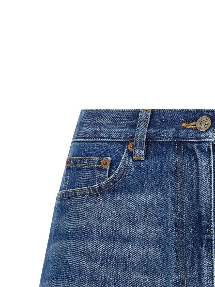 Blue VGold Shorts