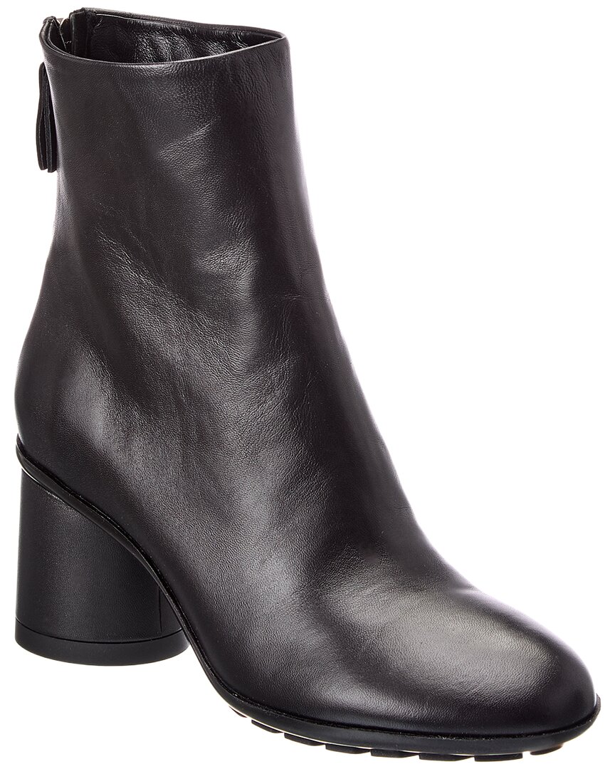 Curvy Leather Bootie