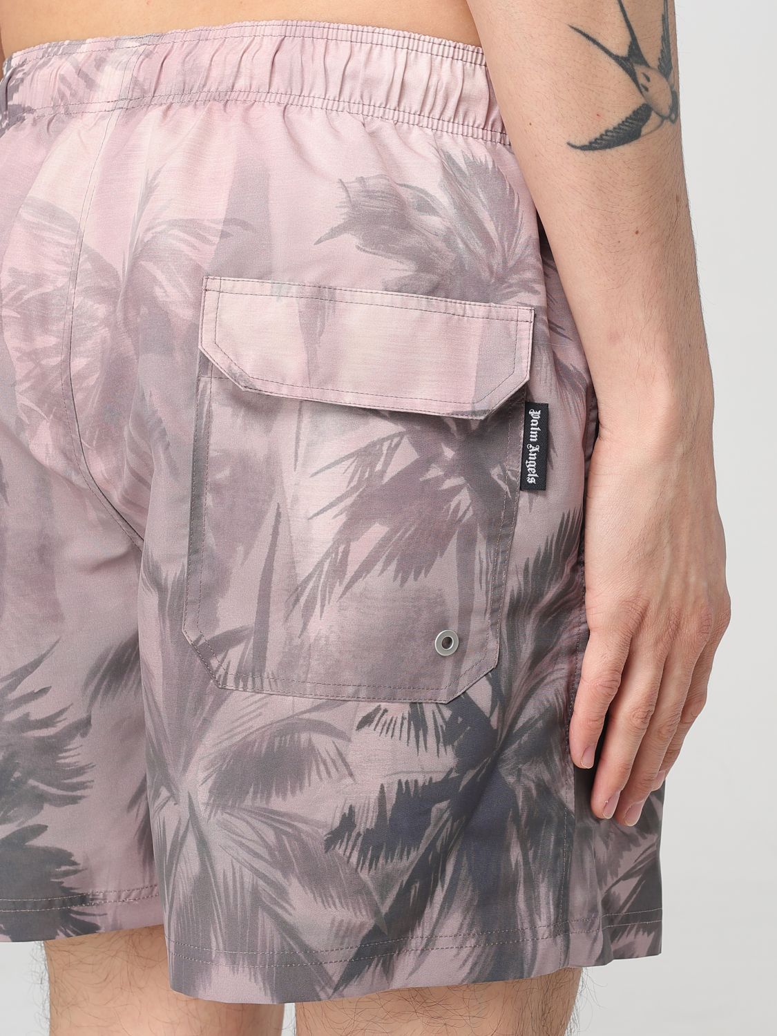 Sunset Palms swim shorts - Neutrals