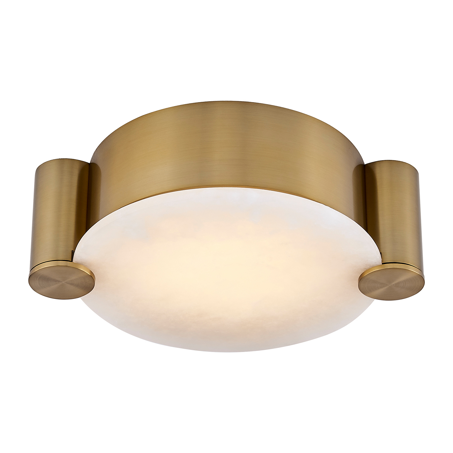 Winter Brass LED Flush Mount from the Lumba Collection