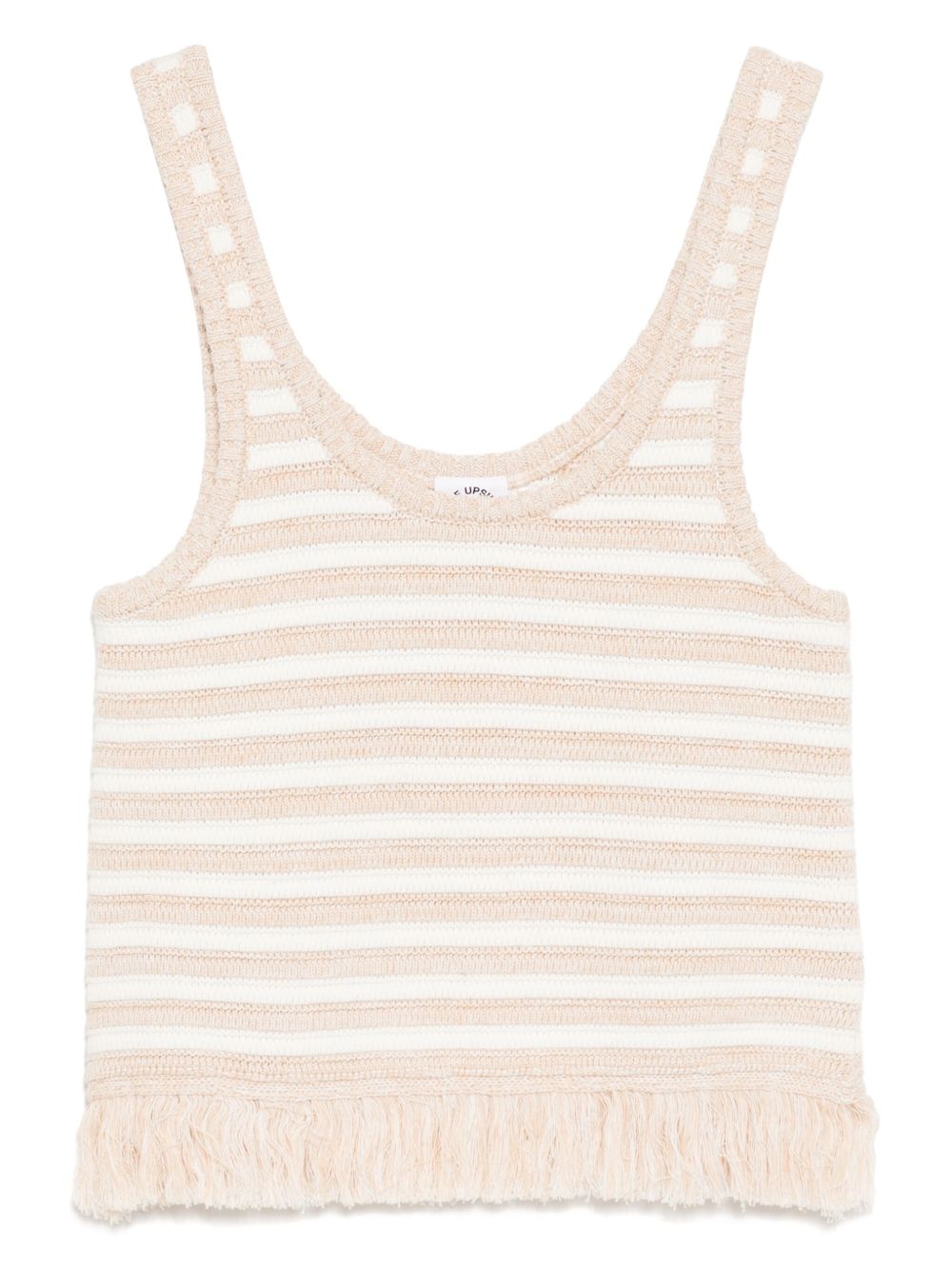 The Upside Canyon Freida knitted top - Neutrals