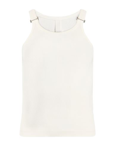 Woman Tank top White Size XXS Organic cotton, Elastane