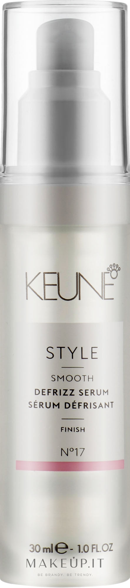 Siero lisciante per capelli #17 Keune Style Defrizz Seru