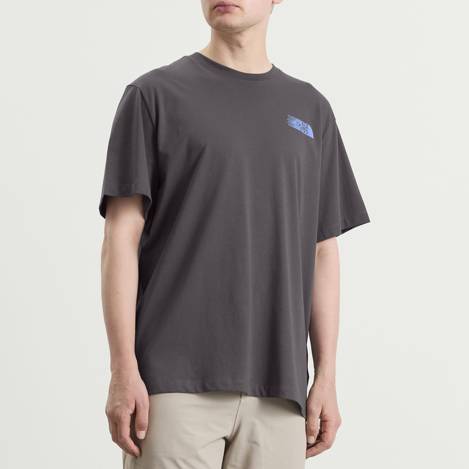 Men's Retro Trail Relaxed T-Shirt Anthracite Grey