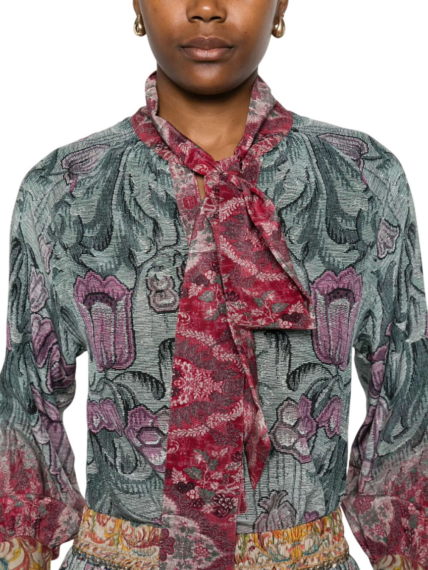 Printed Silk Shirt