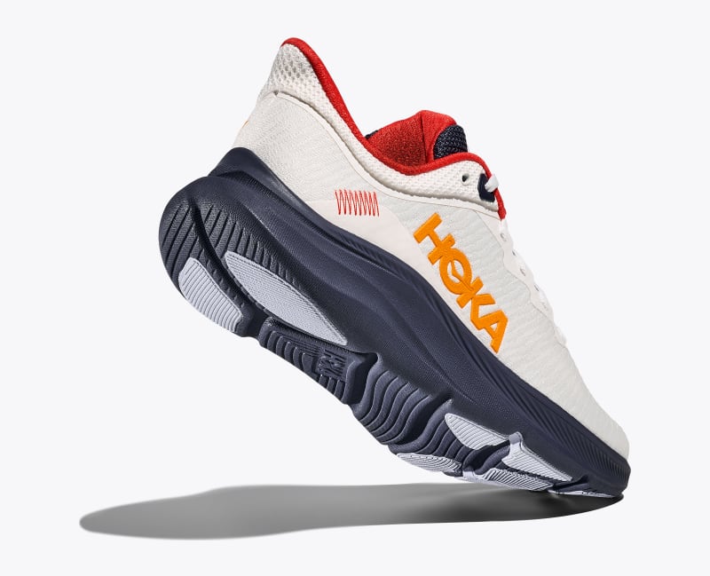 HOKA Men's Solimar Shoes in White/Nautical Dusk