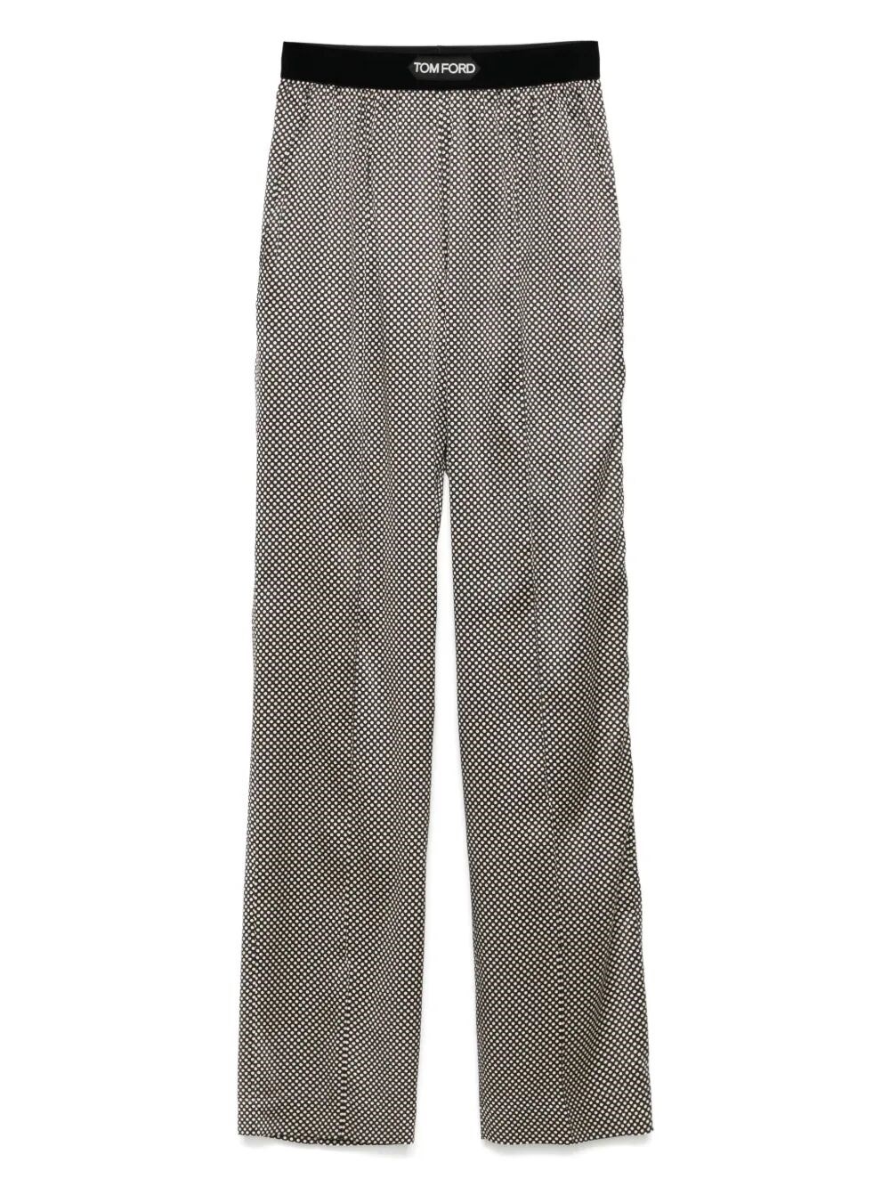 Polka Dot Signature Silk Pj Pants