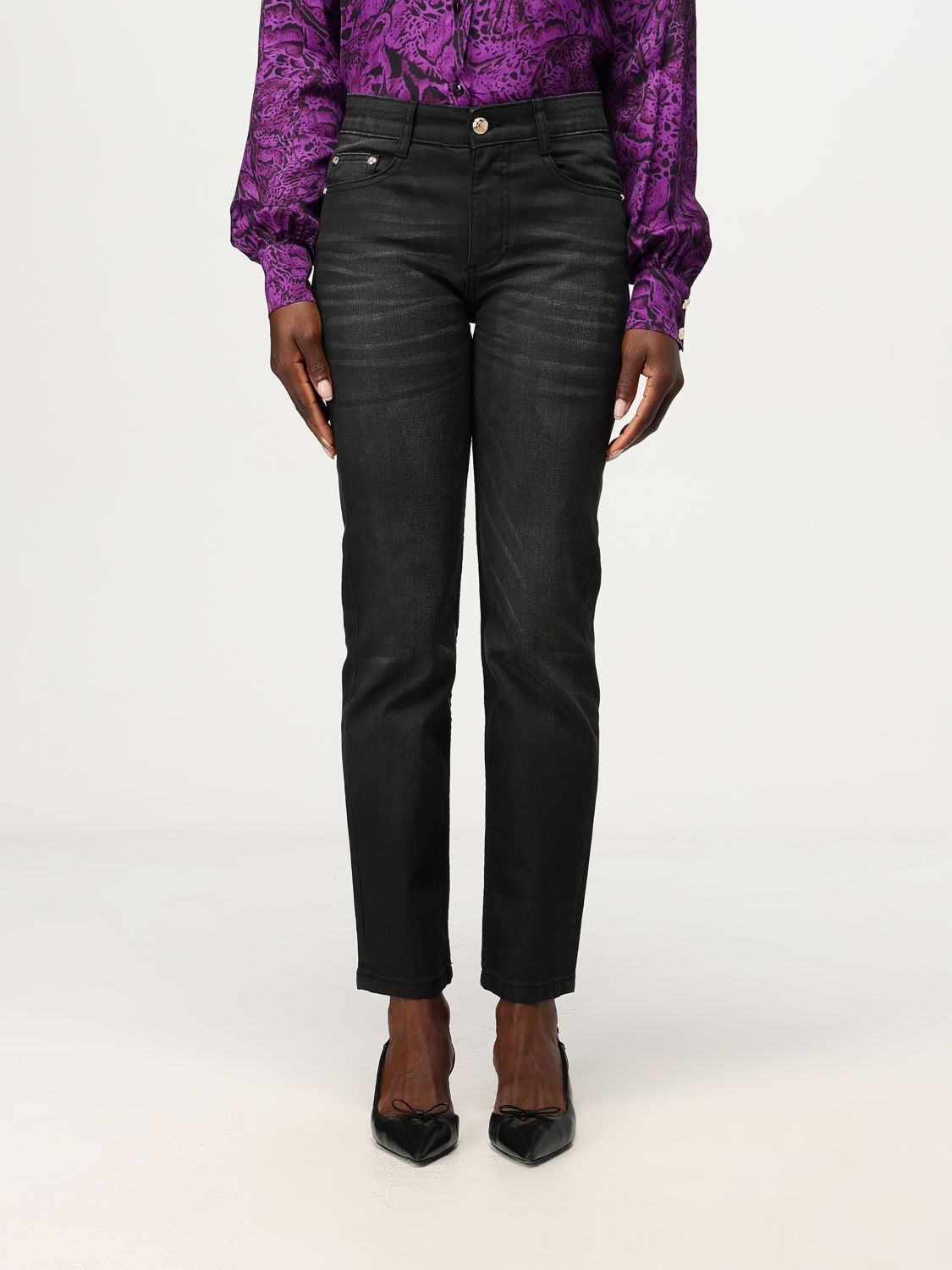 Coated skinny jeans - Black
