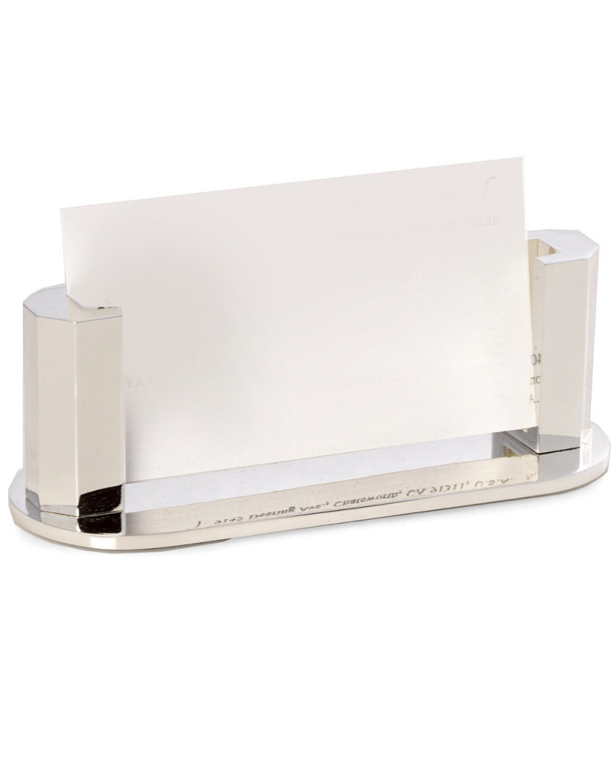 Silver Plated Business Card Holder