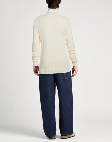 Man Turtleneck Ivory Size 42 Acrylic, Wool, Alpaca wool