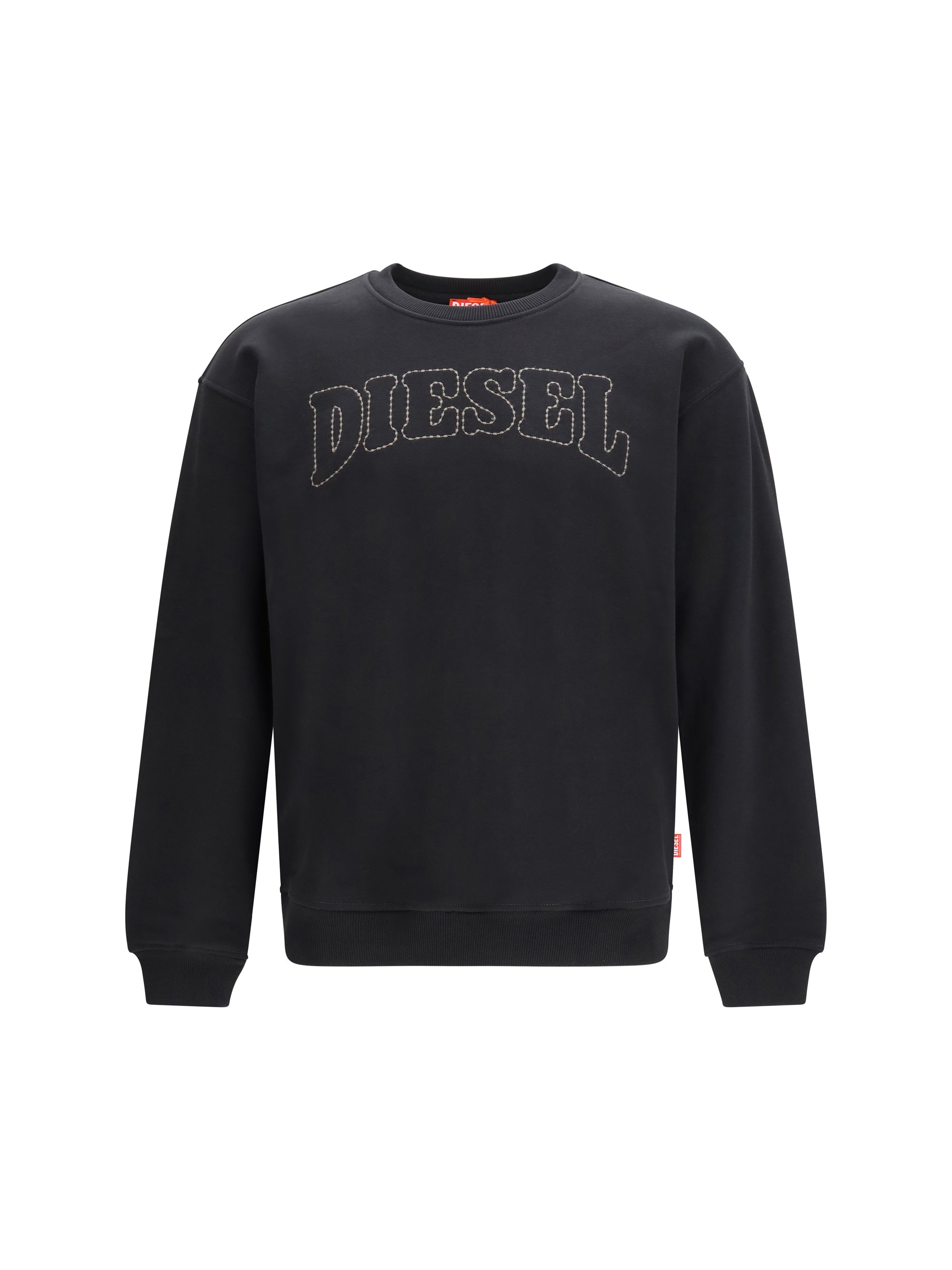 Logo-Embroidered Sweatshirt — Black
