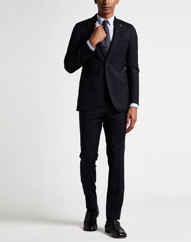 Man Suit Black Size 36 Virgin Wool
