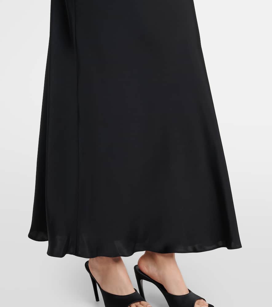 Chain-detail maxi skirt