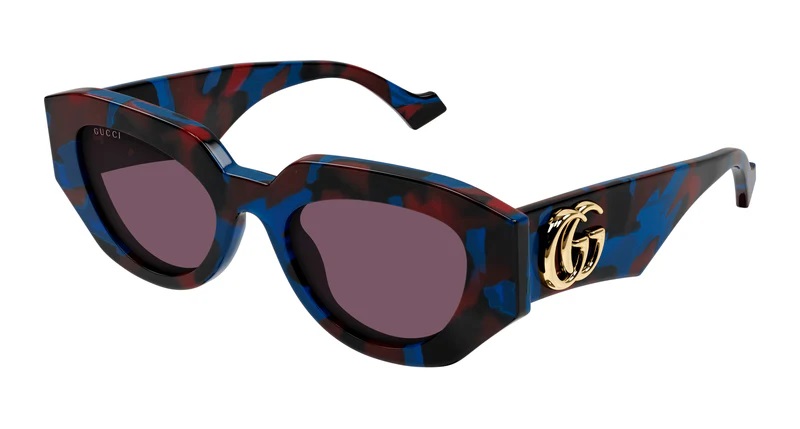 Purple Cat Eye Ladies Sunglasses GG1421S 003 51