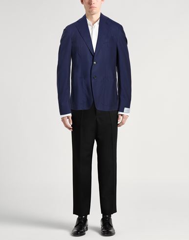 Man Blazer Navy Size 40 Wool