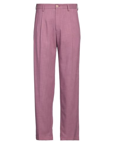 Man Pants Mauve Size 30 Viscose, Polyester, Elastane