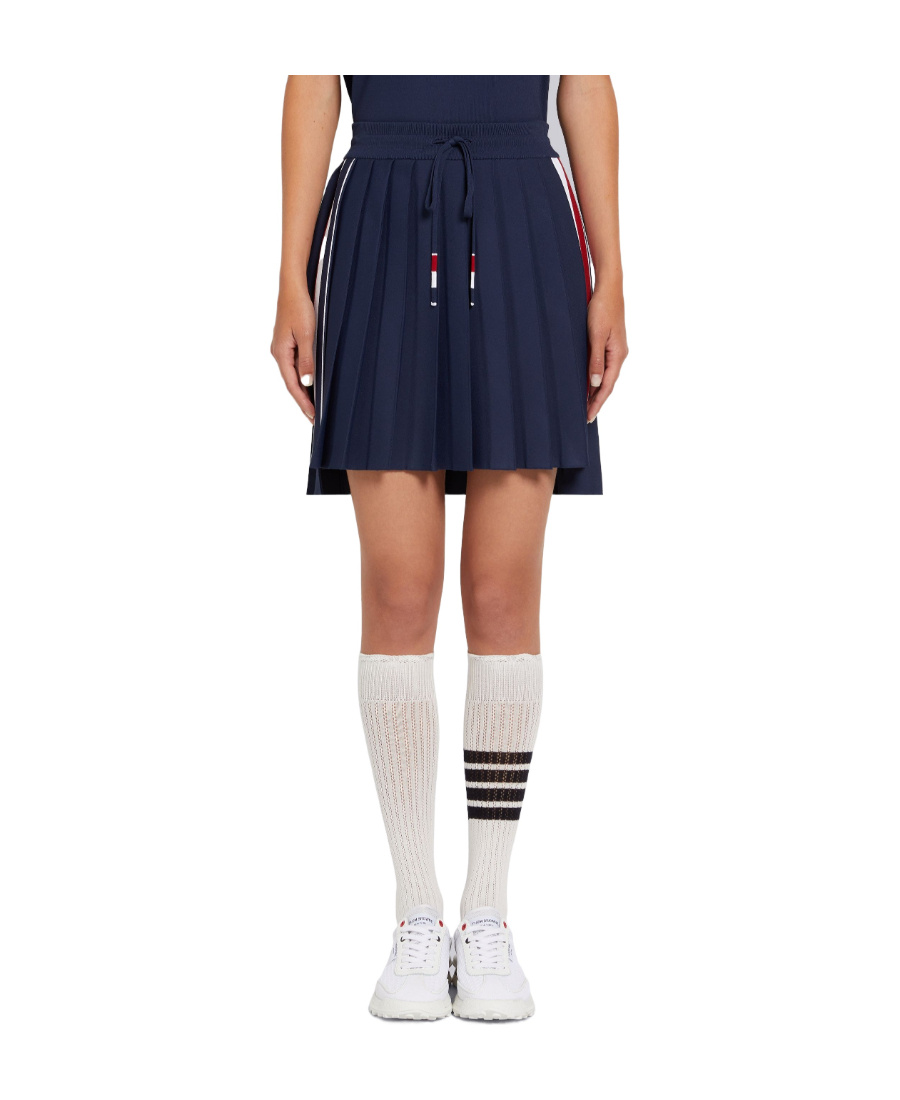 RWB pleated mini skirt