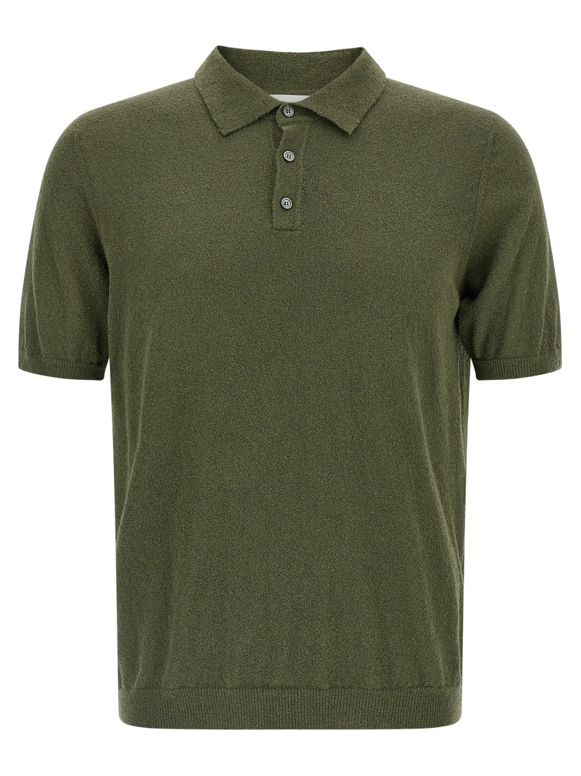 Spongy Effect Polo Shirt