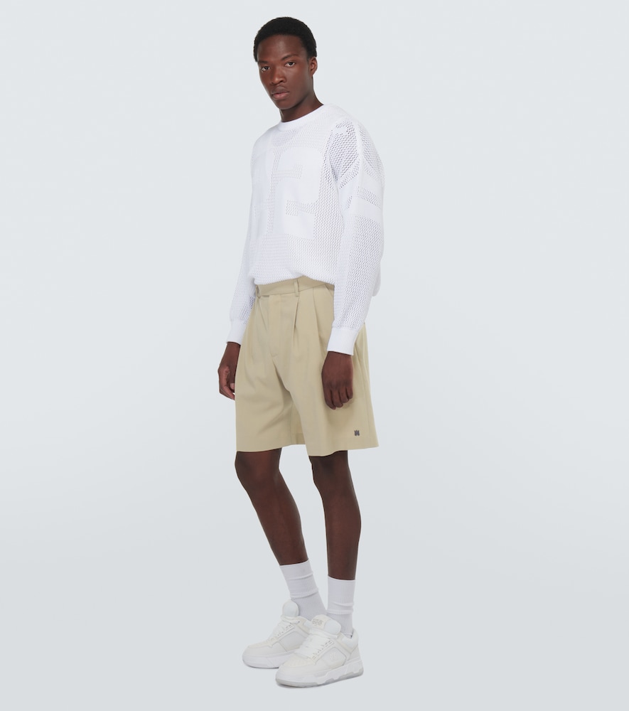 Amiri Wool-blend Bermuda shorts