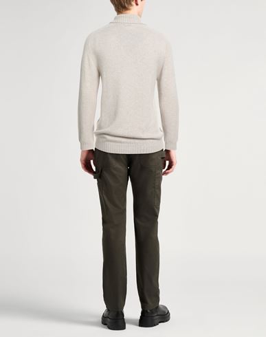Man Turtleneck Beige Size L Cashmere