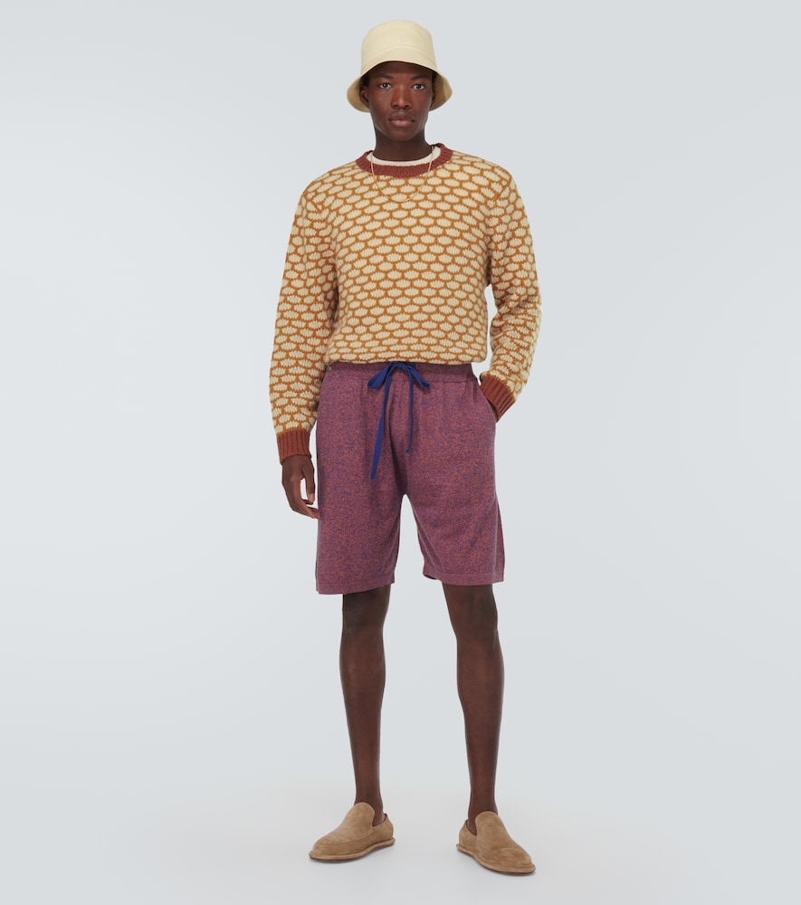 Jacquard cashmere sweater