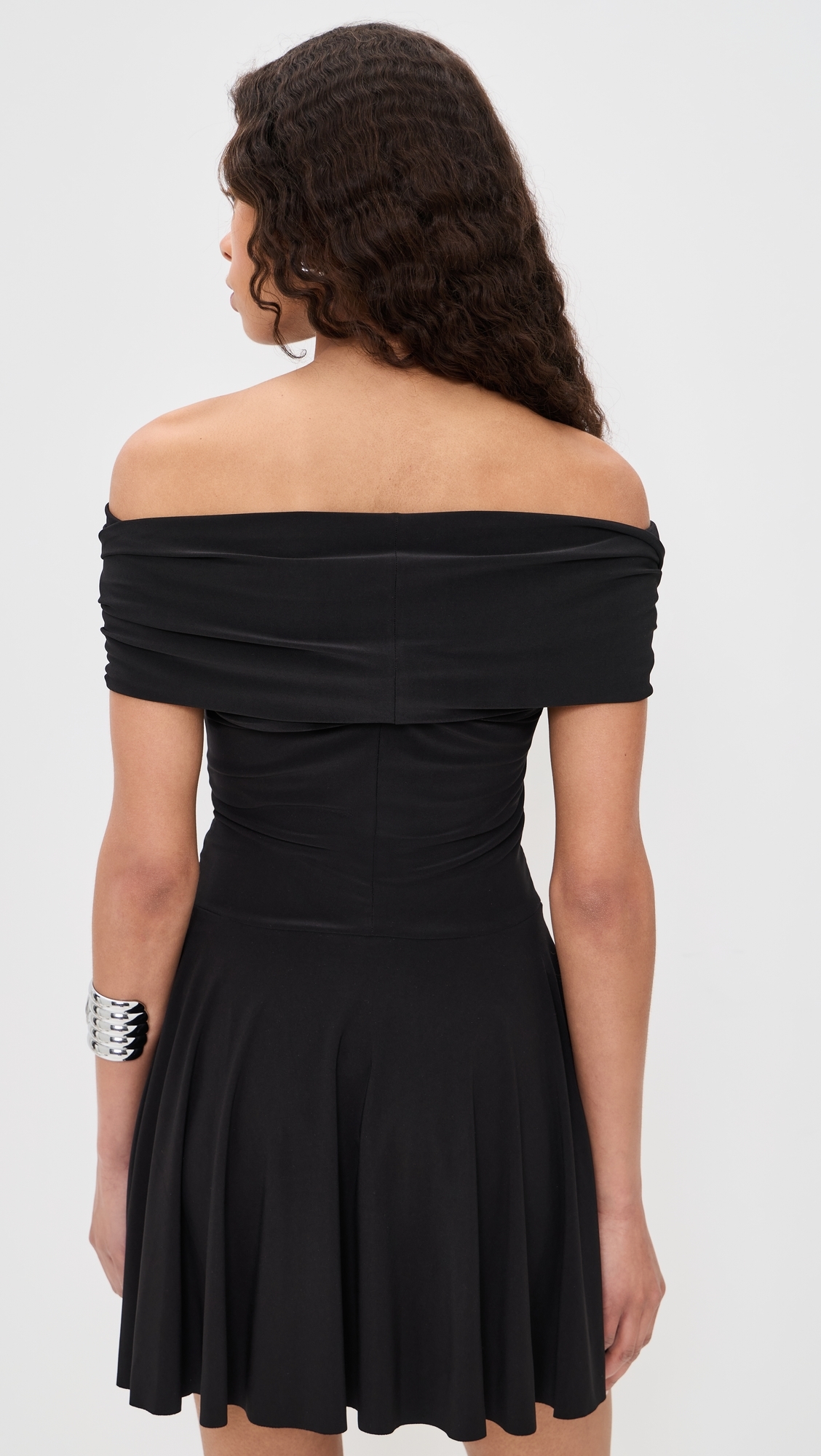 Flared Pickleball Dress Black