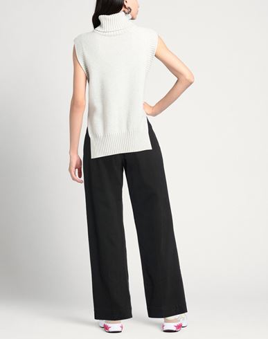 Woman Pants Black Size 10 Modal, Cotton, Elastane
