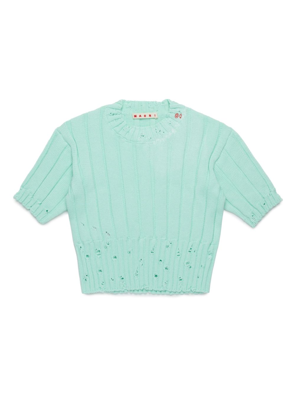 Distressed top - Green
