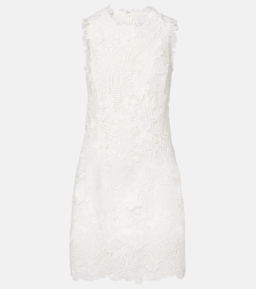 Floral lace minidress