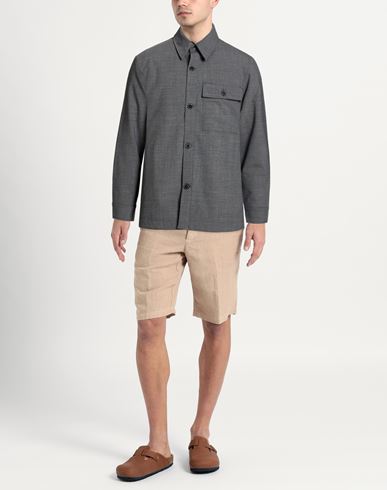 Man Jacket Grey Size 38 Polyester, Virgin Wool, Elastane