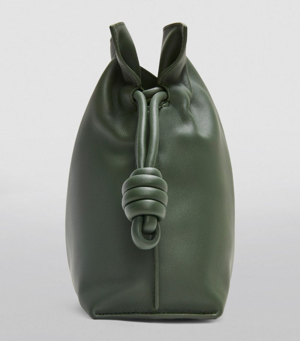 Medium Leather Flamenco Clutch Bag